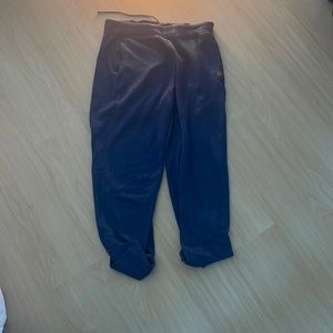 Roots navy blue mid length sweatpants